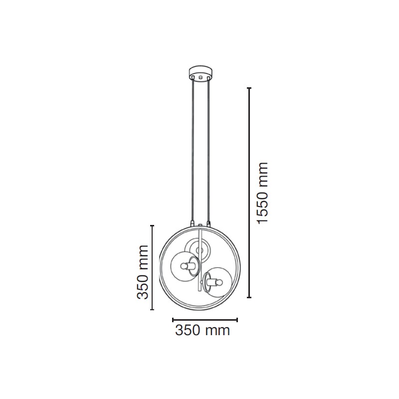 lampa wisząca NOVA E14 z LED lampa wisząca NOVA E14 z LED
