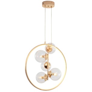 duża złota lampa NOVA 5xE14 LED 55 cm duża złota lampa NOVA 5xE14 LED 55 cm
