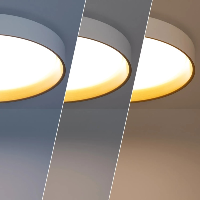 plafon sufitowy led biały do kuchni 3 barwy światła