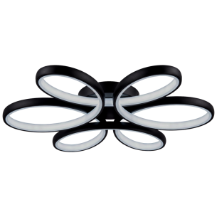 niski plafon LED czarny 50 cm niski plafon LED czarny 50 cm