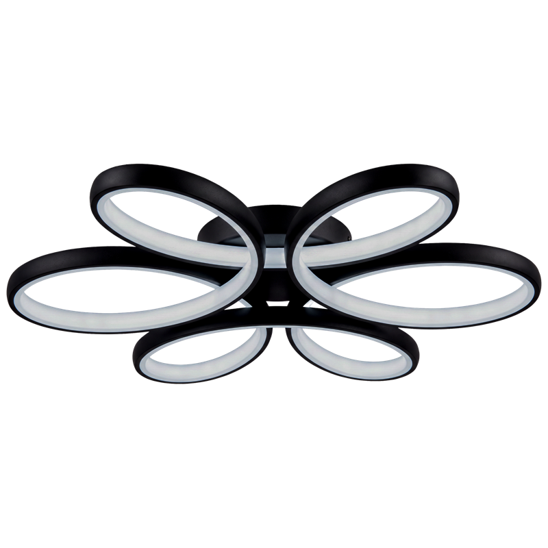 niski plafon LED czarny 50 cm niski plafon LED czarny 50 cm