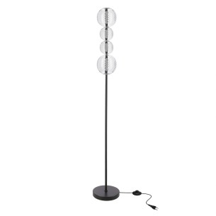 lampa stojąca PLAYA ze szklanymi kulami