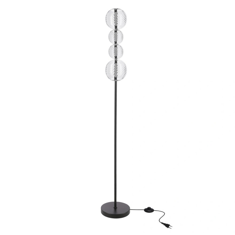 lampa stojąca PLAYA ze szklanymi kulami