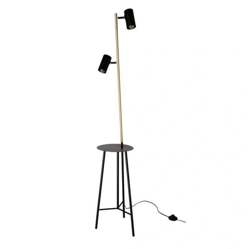 lampa podłogowa PERRET z półką