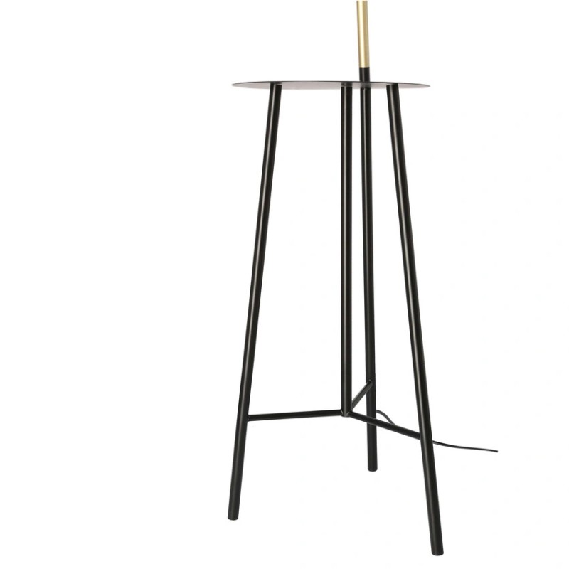 lampa podłogowa z półką do salonu