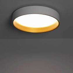 Plafon LED Okrągły Biało Złoty 21W 45cm 3 Barwy Świecenia CCT Roma