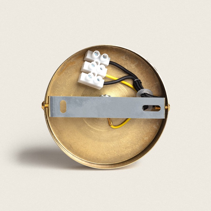 zawieszenie lampy widok od strony podłączenia