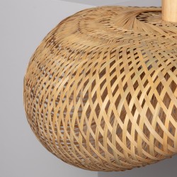 szczegóły kapelusza Lampy Wiszącej z Bambusa Kapelusz 60cm Ponti