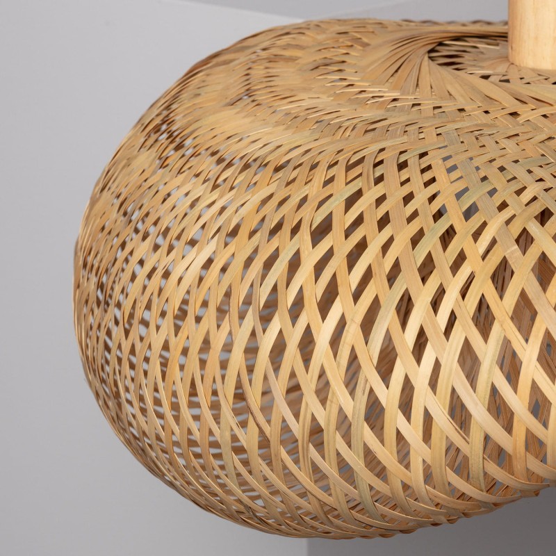 szczegóły kapelusza Lampy Wiszącej z Bambusa Kapelusz 60cm Ponti