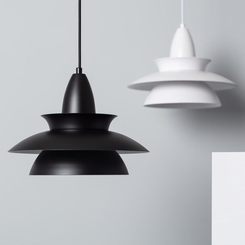 Lampy Wiszącej w kolorze czarnym i białym Luppo