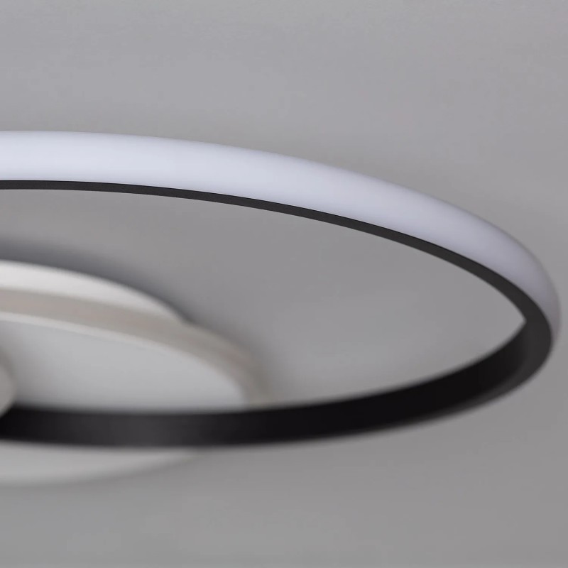Ring Plafonu LED Czarno Białego koła Pirlo