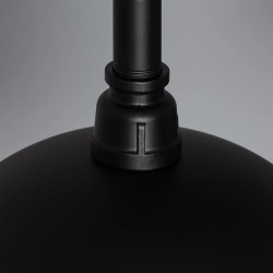 Górna część klosza Lampy Wiszącej Retro Loft Czarna 100cm 3xE27 Rivia