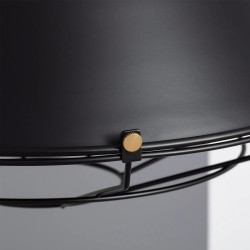 zewnętrzna część klosza Lampy Wiszącej nad stół w stylu Retro Loft industrialnej Czarna 36cm E27 Patrone