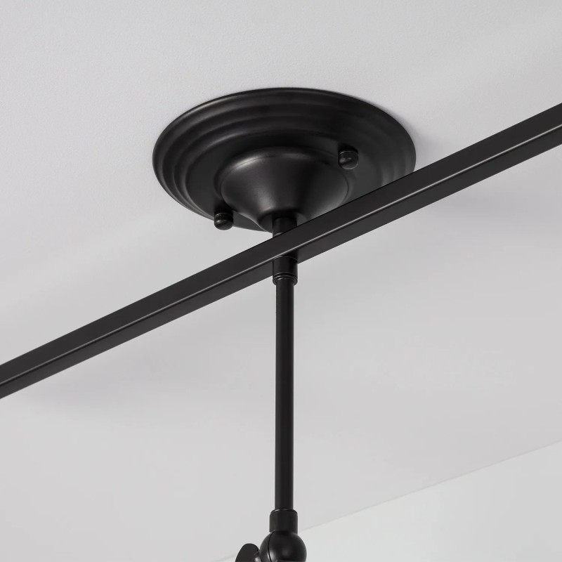 Lampa Sufitowa Retro Loft Czarna  Tutti zawieszenie