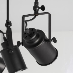 Reflektor Lampy Sufitowej Retro Loft Czarna  Tutti