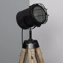 Reflektor nie świecący Lampy podłogowej Retro loft Czarna Verde Reflektor nie świecący Lampy podłogowej Retro loft Czarna Verde