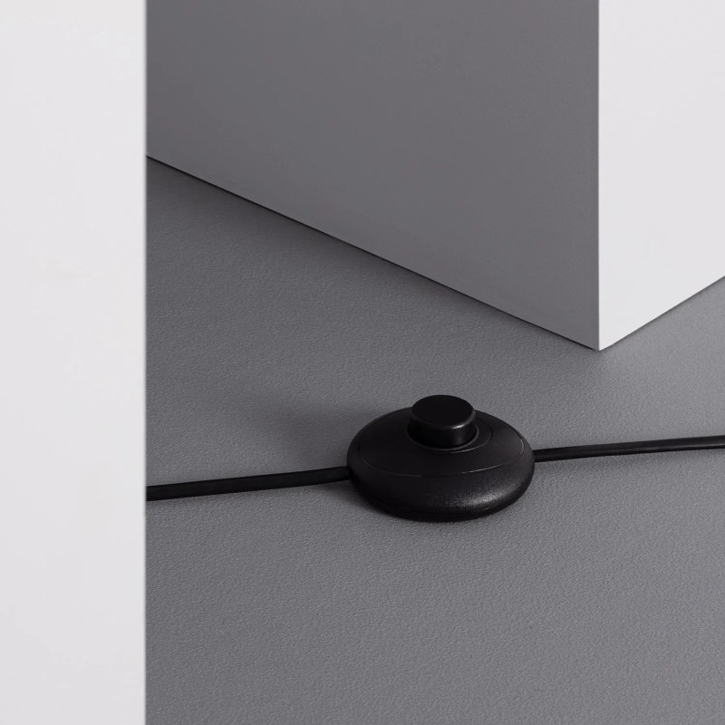 Włącznik Lampy podłogowe Retro loft Czarnao złotej 3xE14 Claudio