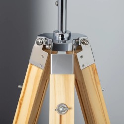 Lampa podłogowa drewniana Retro Verde Lampa podłogowa drewniana Retro Verde