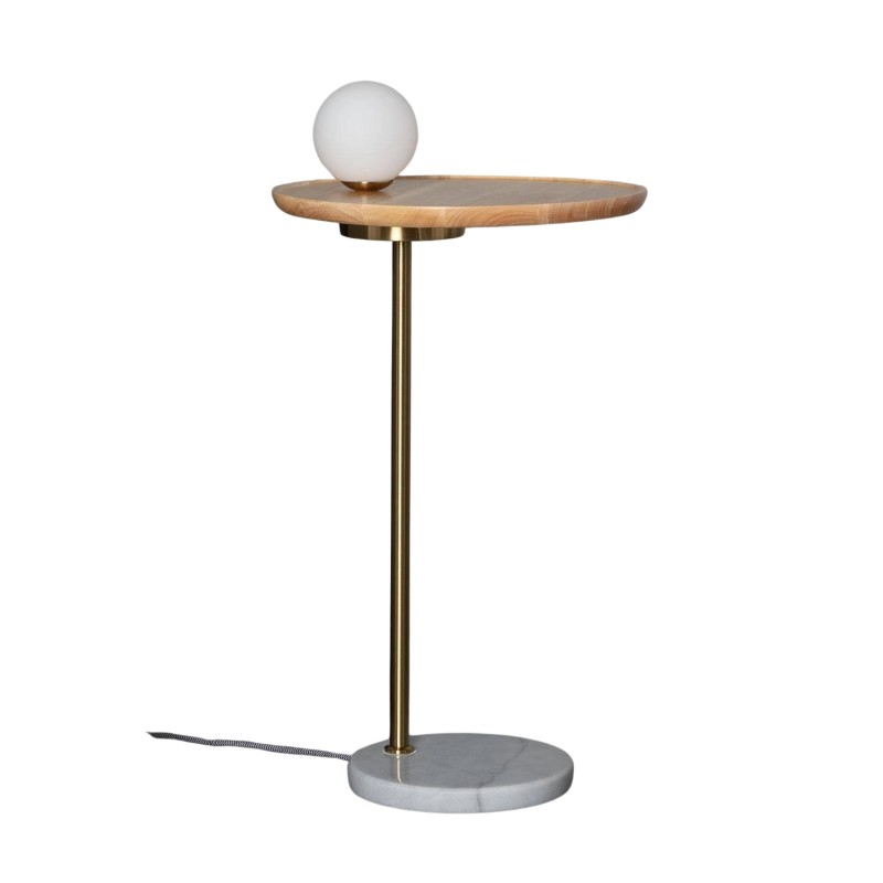 lampa podłogowa ze stolikiem