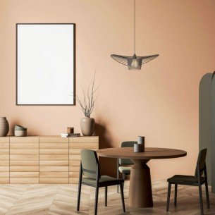 czarna lampa druciana do salonu czarna lampa druciana do salonu