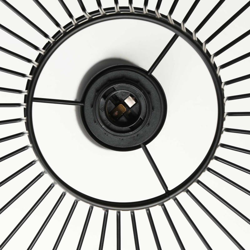 Czarna lampa na żarówkę Czarna lampa na żarówkę