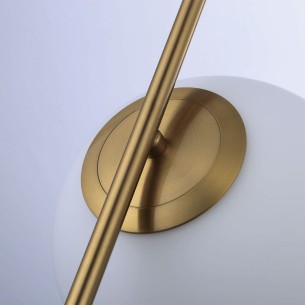 złota lampa wisząca