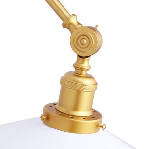 kinkiet w modnym kolorze złota