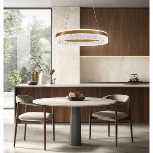 Nowoczesna lampa sufitowa LED do jadalni zamontowana nad stołem Nowoczesna lampa sufitowa LED do jadalni zamontowana nad stołem