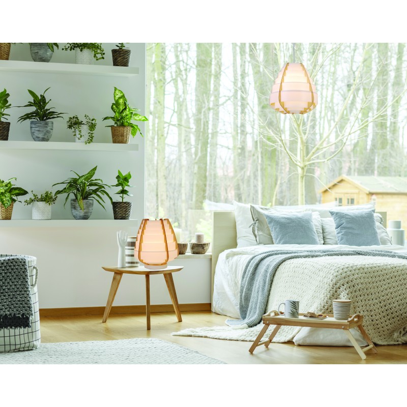 Lampa stołowa beżowa NAGOJA 1