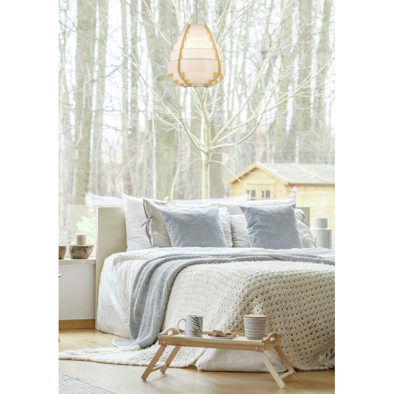 LAMPA WISZĄCA NAGOJA 1 BEŻOWY