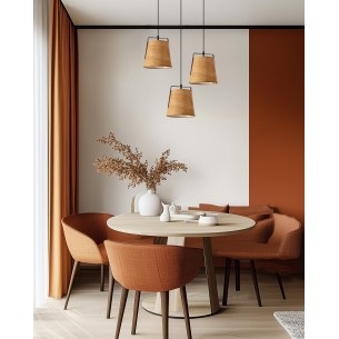 Milbury lampa sufitowa czarny 1x40W E27 abażur żółty
Dane techniczne do salonu nad stolik