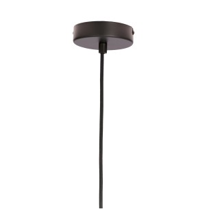 Lampa wisząca czarny kolor MOLDO 1x40W E27 klosz dymiony