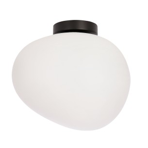 Lampa sufitowa STONES plafon sufitowy klosz biały 30cm 1x40W E27
