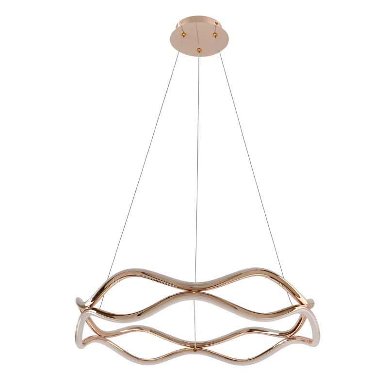 Lampa wisząca patynowa VAVE 28W LED 3000K średnica 50CM