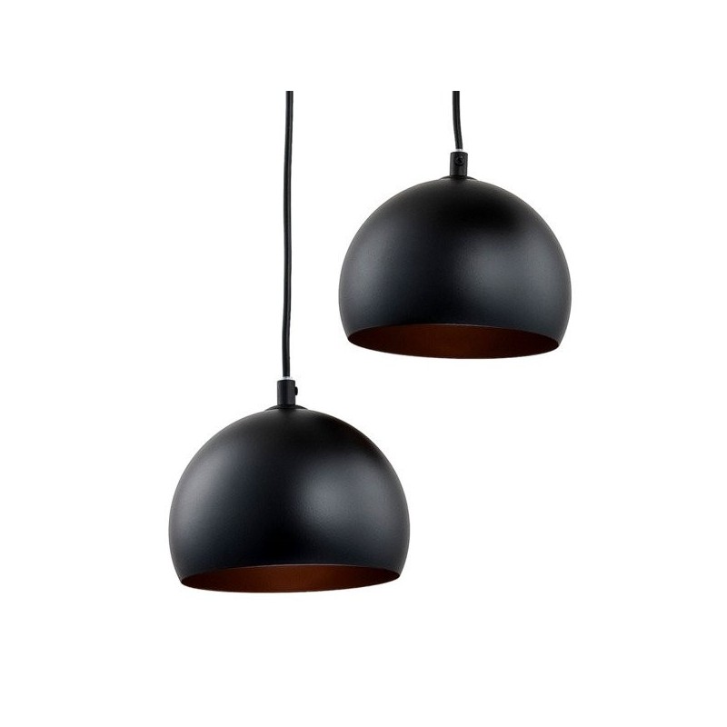 klosz czarny lampy wiszącej