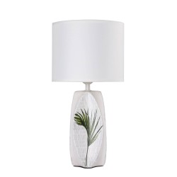 Lampa stołowa, nocna, biurkowa - biała Palma 1