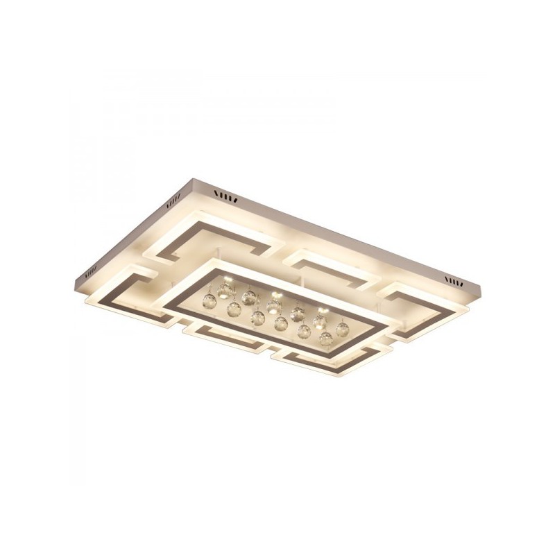 Plafon sufitowy biały z kryształami