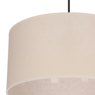 Abażur beżowy lampy wiszącej z abażurekm