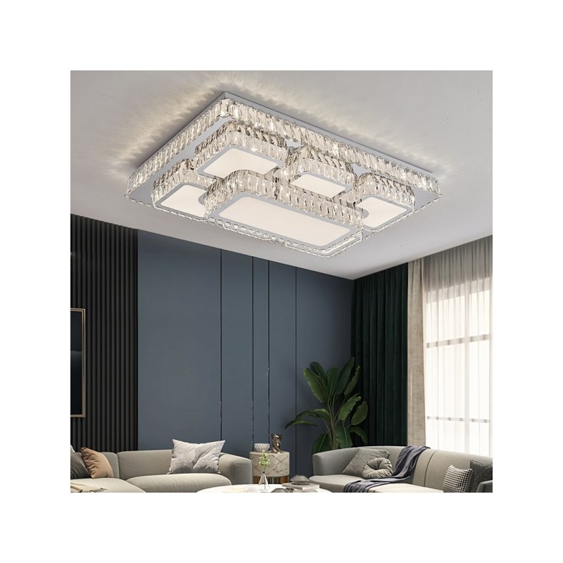 lampa led kryształowa nad stół do salonu lub jadalni lampa led kryształowa nad stół do salonu lub jadalni