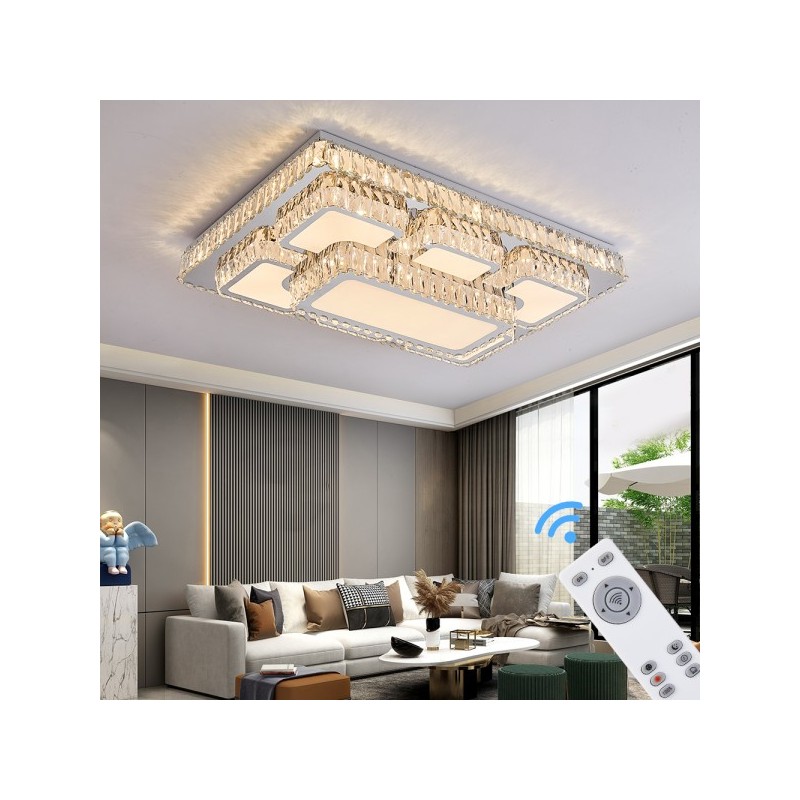 Lampa sufitowa LED sterowana pilotem – nowoczesne oświetlenie Lampa sufitowa LED sterowana pilotem – nowoczesne oświetlenie