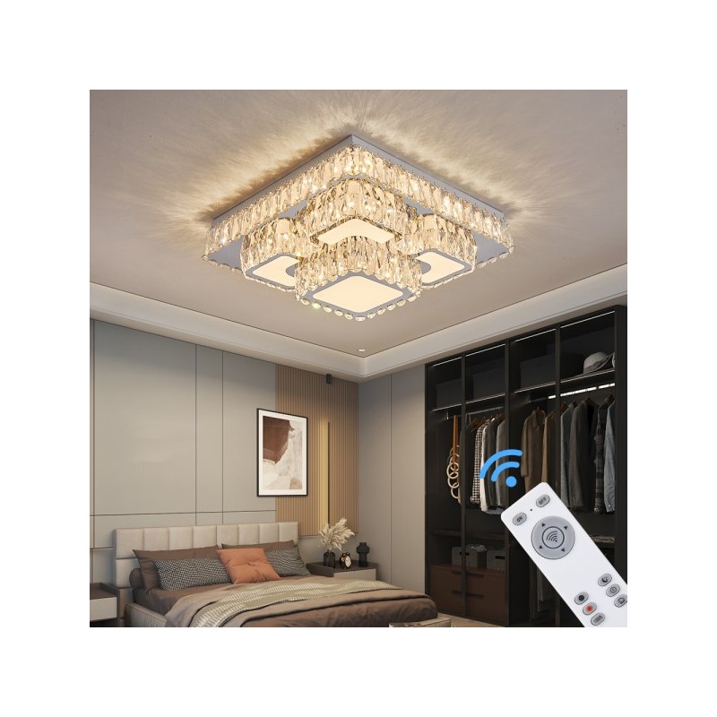Lampa sufitowa LED sterowana pilotem – nowoczesne oświetlenie Lampa sufitowa LED sterowana pilotem – nowoczesne oświetlenie