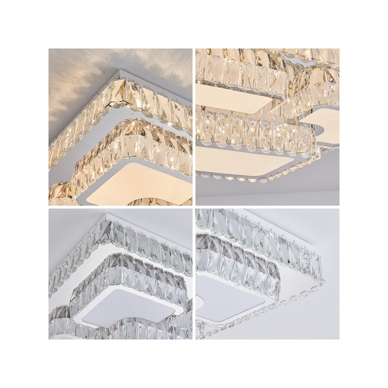 lampa ze zmiennym światłem led plafon kryształowy lampa ze zmiennym światłem led plafon kryształowy