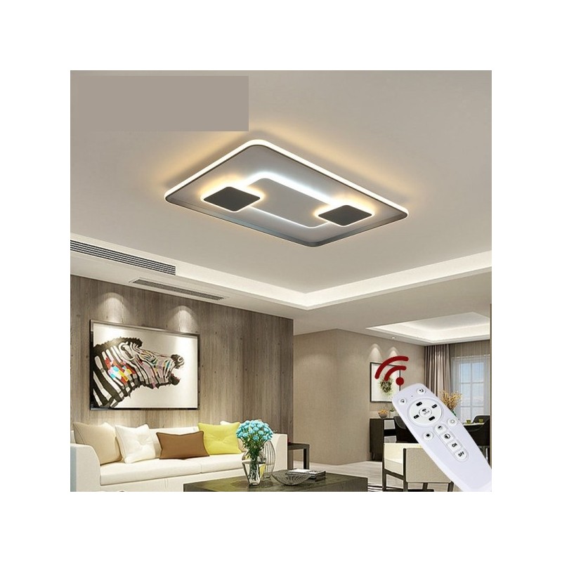 plafon led do salonu nad stół ze zmiennym światłem