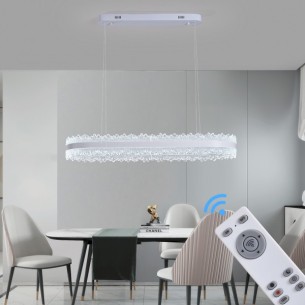 Lampa do jadalni sterowana pilotem nad stół