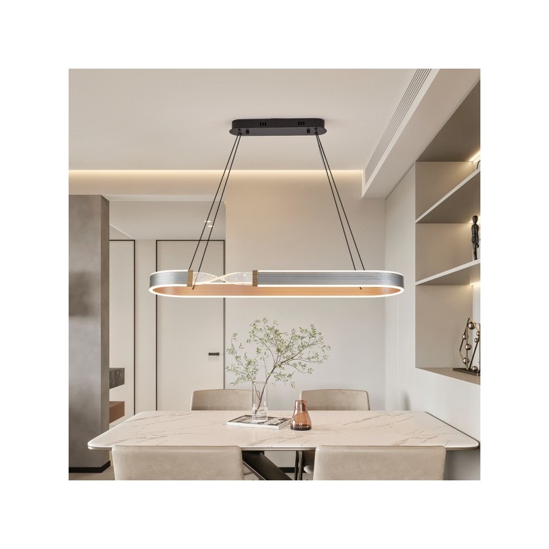 Lampa wisząca nad stół do jadalni LED