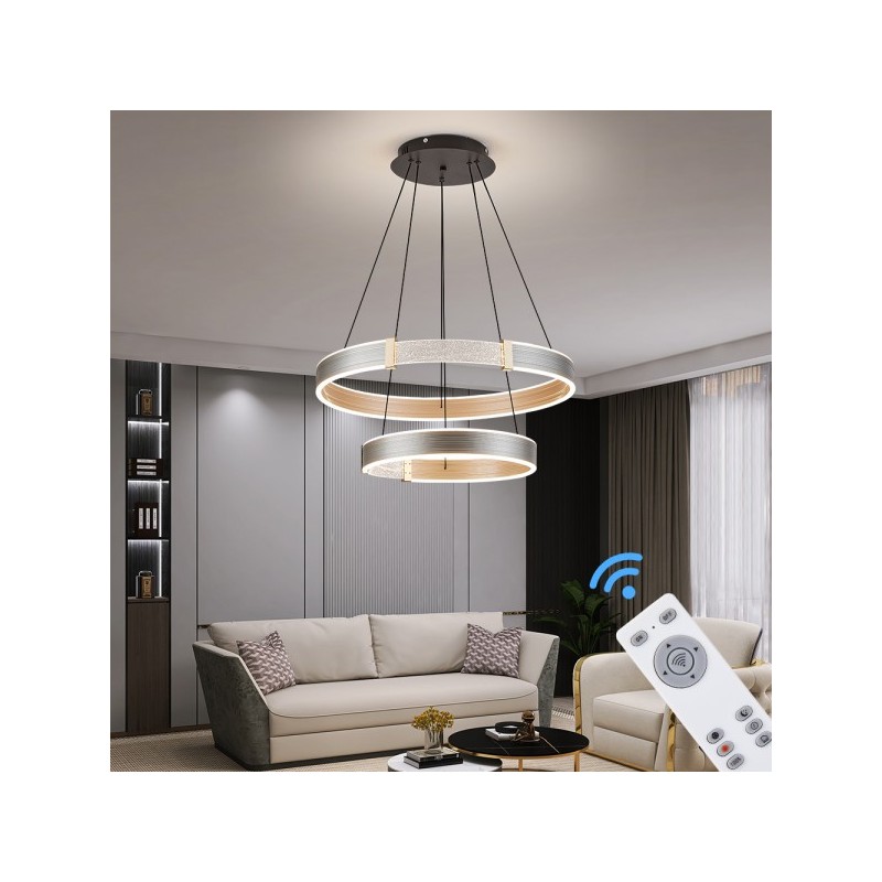lampa led do salony z pilotem do sterowana