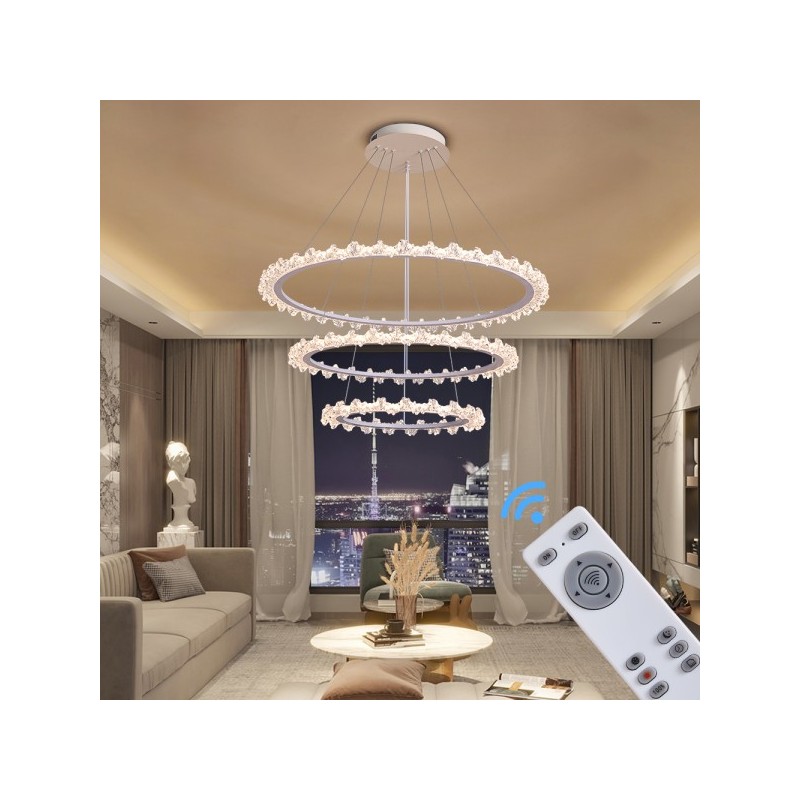 lampa wisząca do salonu nad stół led