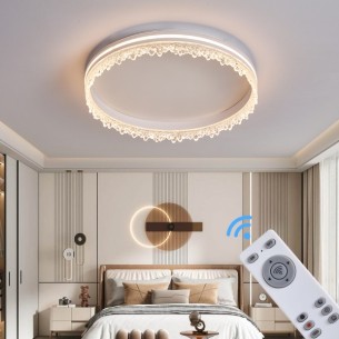 Plafon nowoczesny led do salonu na pilota