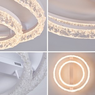 Plafon LED ze zmienną barwą światła