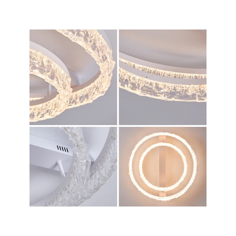 Plafon LED ze zmienną barwą światła